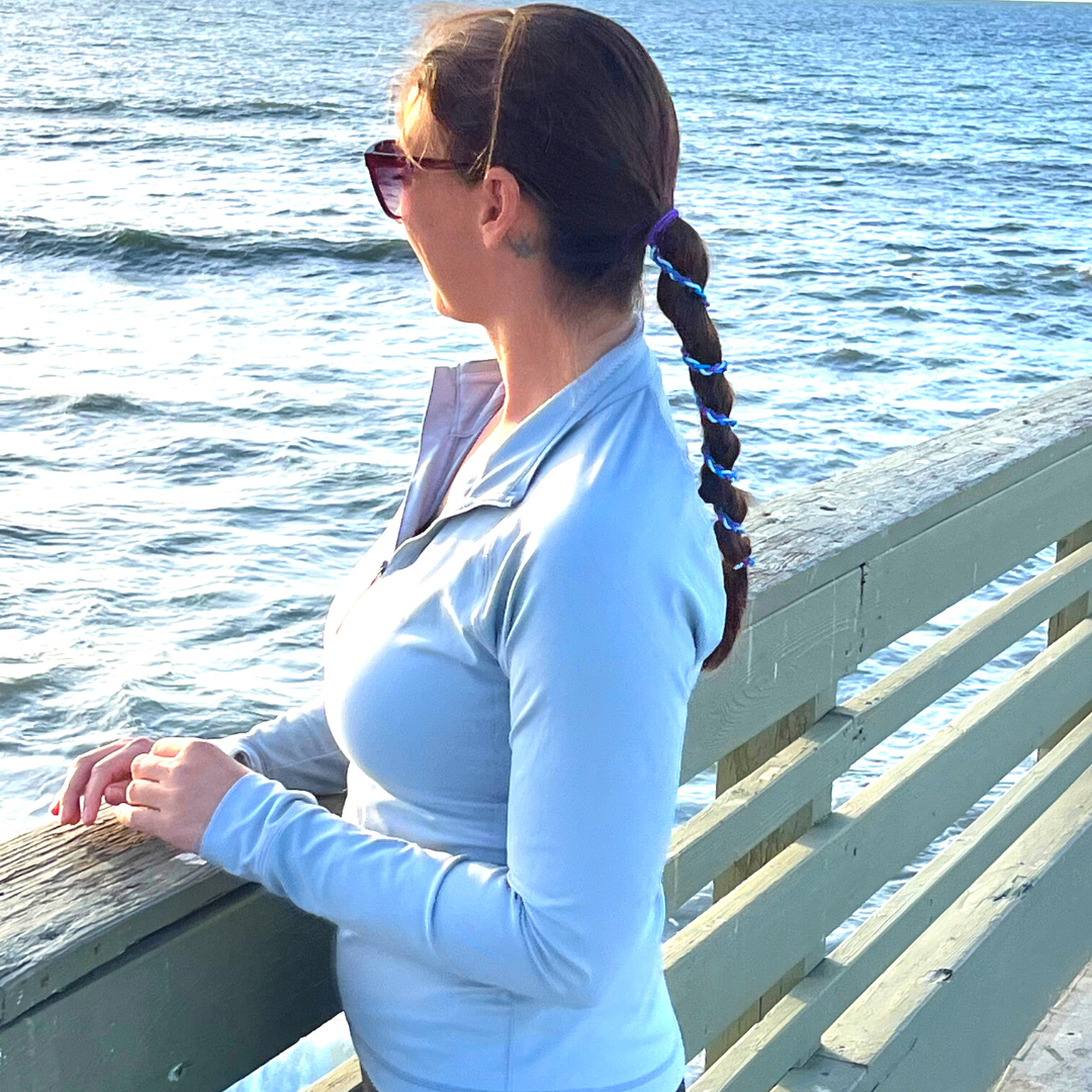 Rip Tie Tangle Free Hair Tie - Rippled Water: Regular