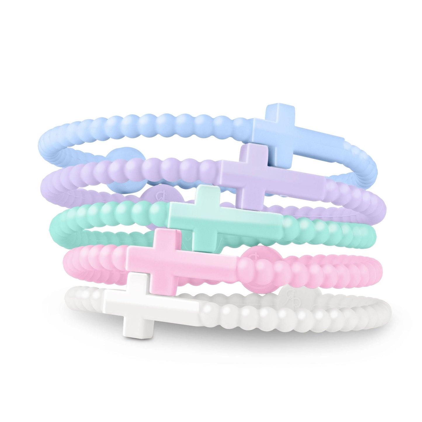 Jesus Bracelets - 5 Packs: Cotton Candy / Medium