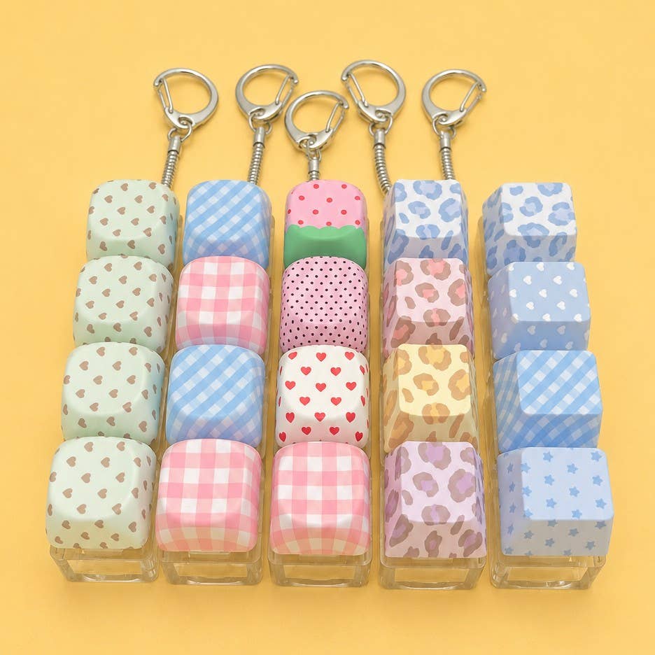 Printed Keyboard Fidget Stress Relief Keychain | 40KC205: A