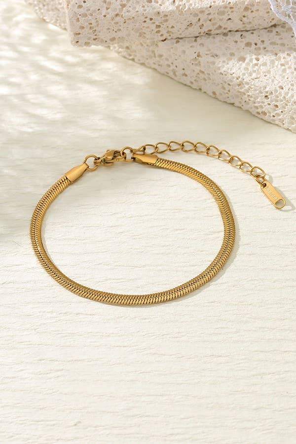 STAINLESS STEEL WATERPROOF TARNISH FREE BRACELET | 40B112: ROPE