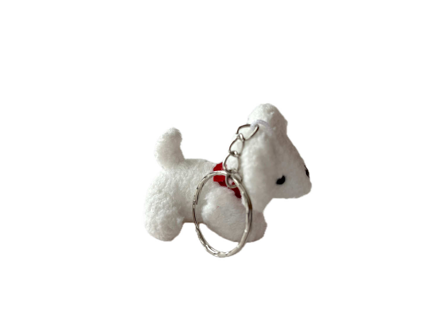 Small Plush Puppy Dog Dollhouse Bag Charm Craft