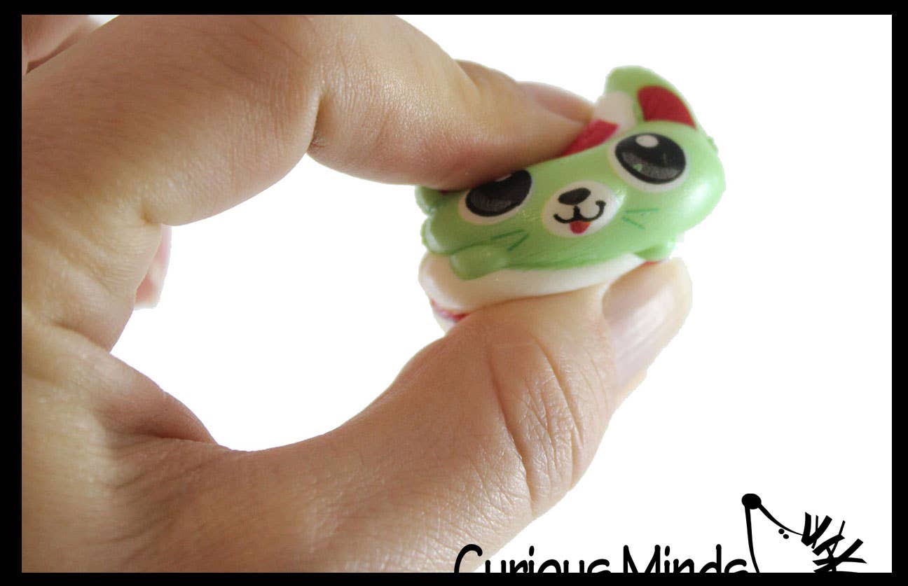 1 Mini Winter Animal Themed Slow Rise Squishy Toys - (6 Styl