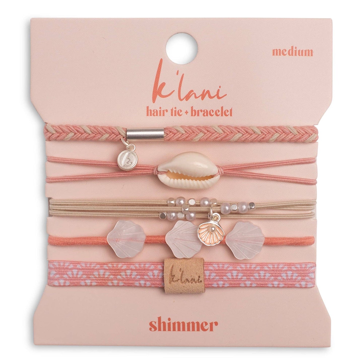 Shimmer Hair Tie Bracelets: Large