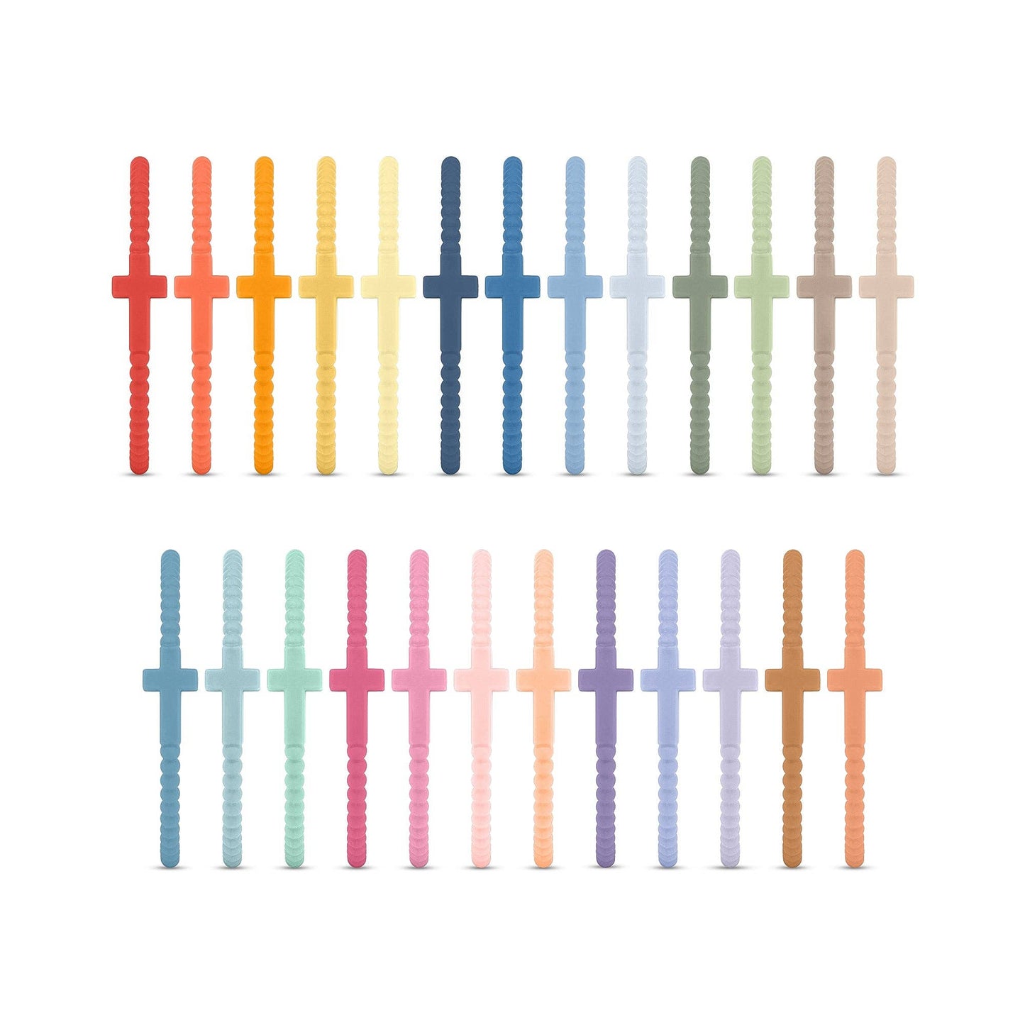 Jesus Bracelets - 25 Packs: Cotton Candy Sky (25 Pack) / Small