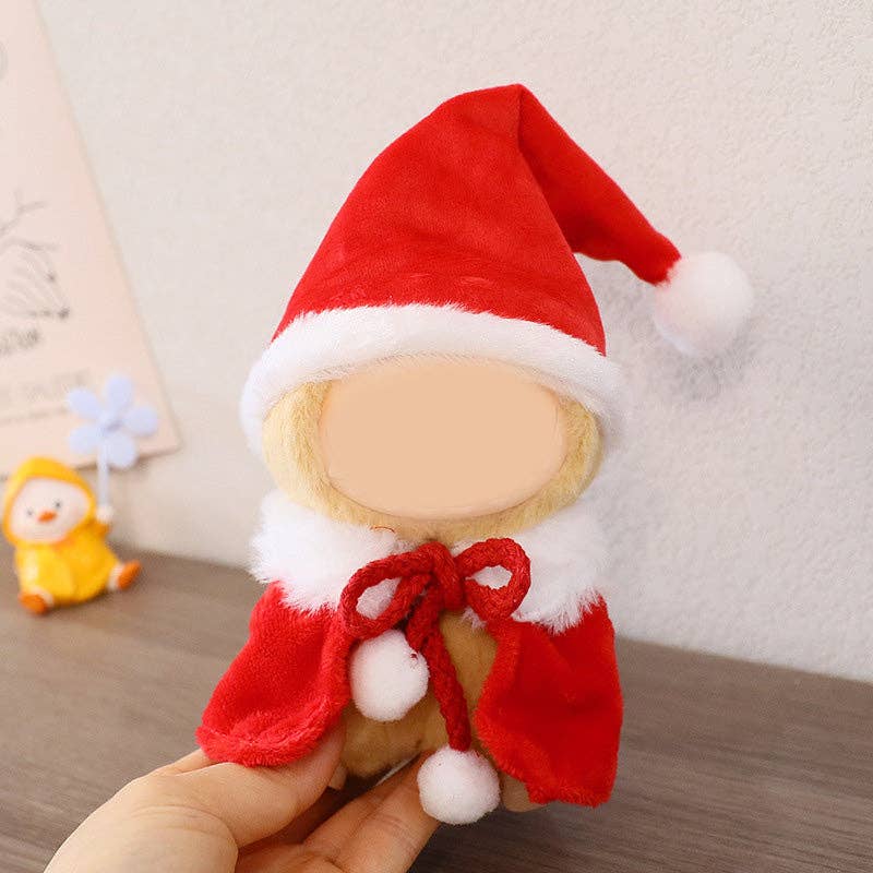 Labubu Christmas dress up dolls Xmas clothes: Moose jumpsuit