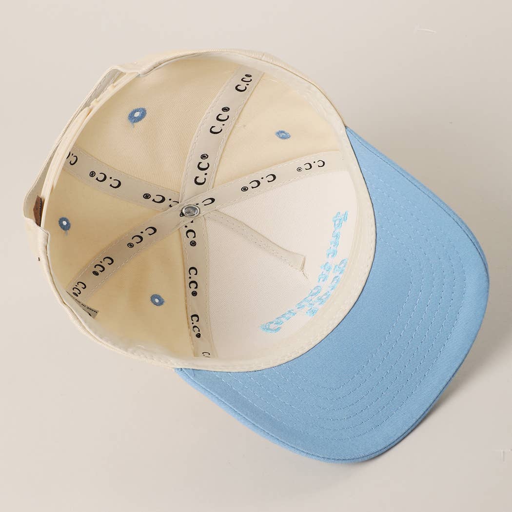 PUT IT ON MY DAD'S TAB Embroidery KIDS Trucker Hat: HOT PINK / One Size