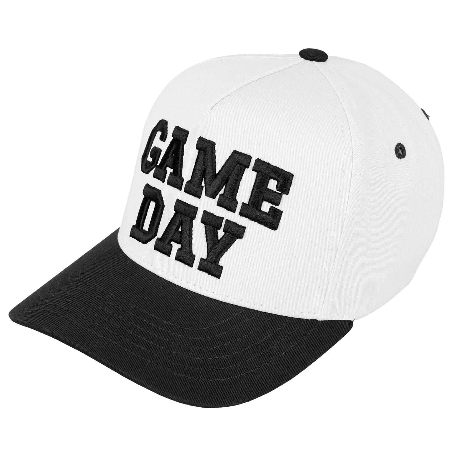 C.C GAME DAY Embroidered Cotton Baseball Cap: Dark Green