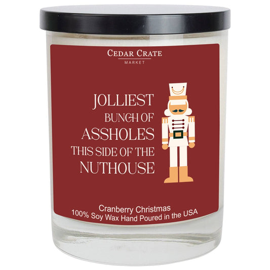 Funny Candles | Jolliest Bunch Of Assholes This Side Of The Nuthouse | Christmas Gift