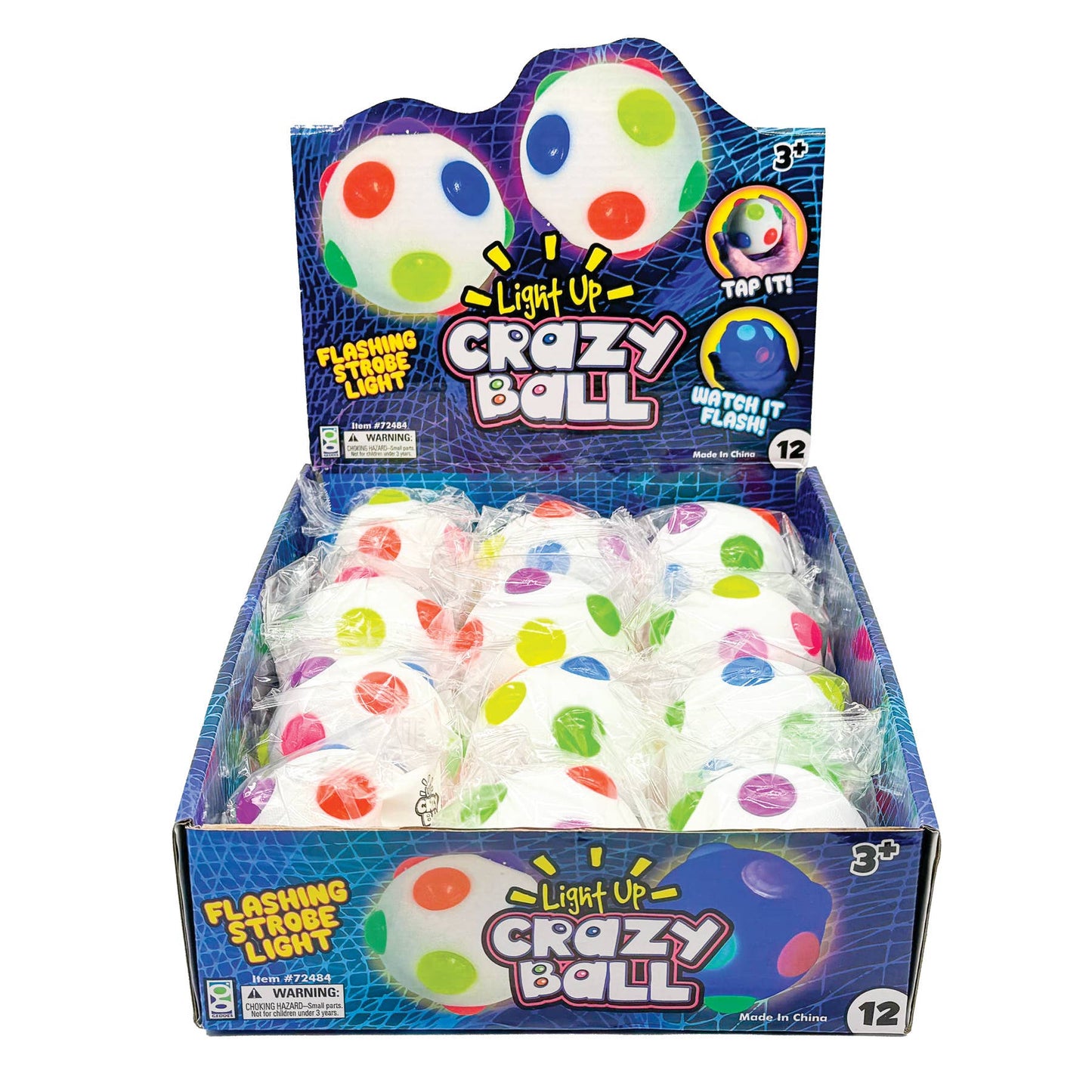 LIGHT UP CRAZY BALL 12/DSP