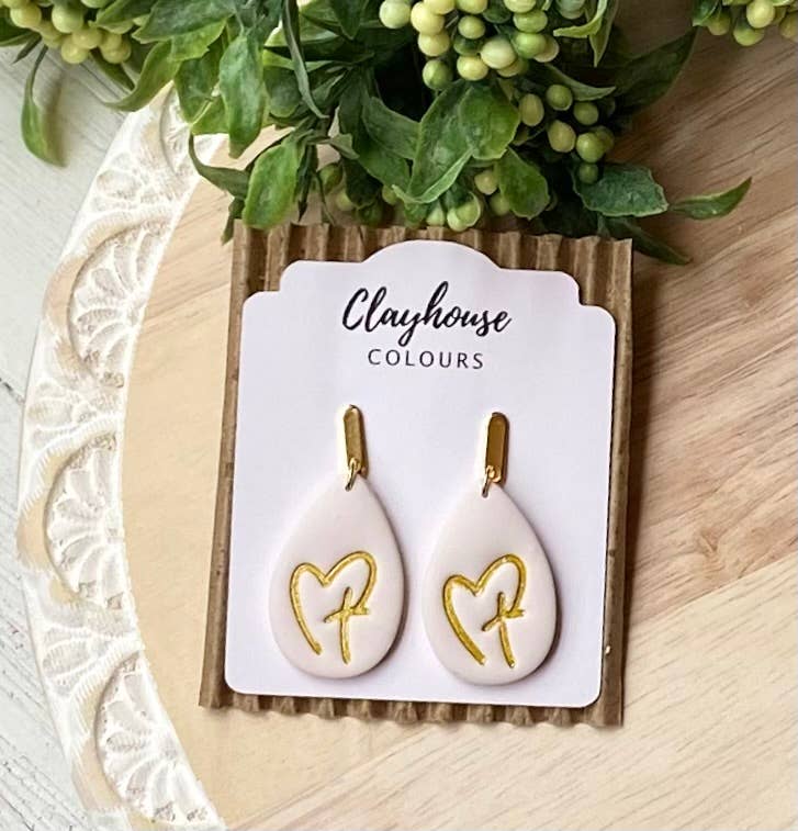 Religious Earrings : Jesus