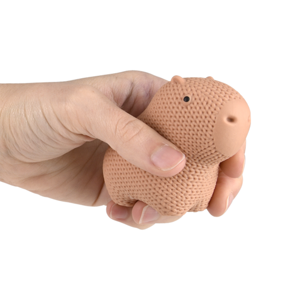 MARSHMALLOW CROCHET CAPYBARA 3.5"