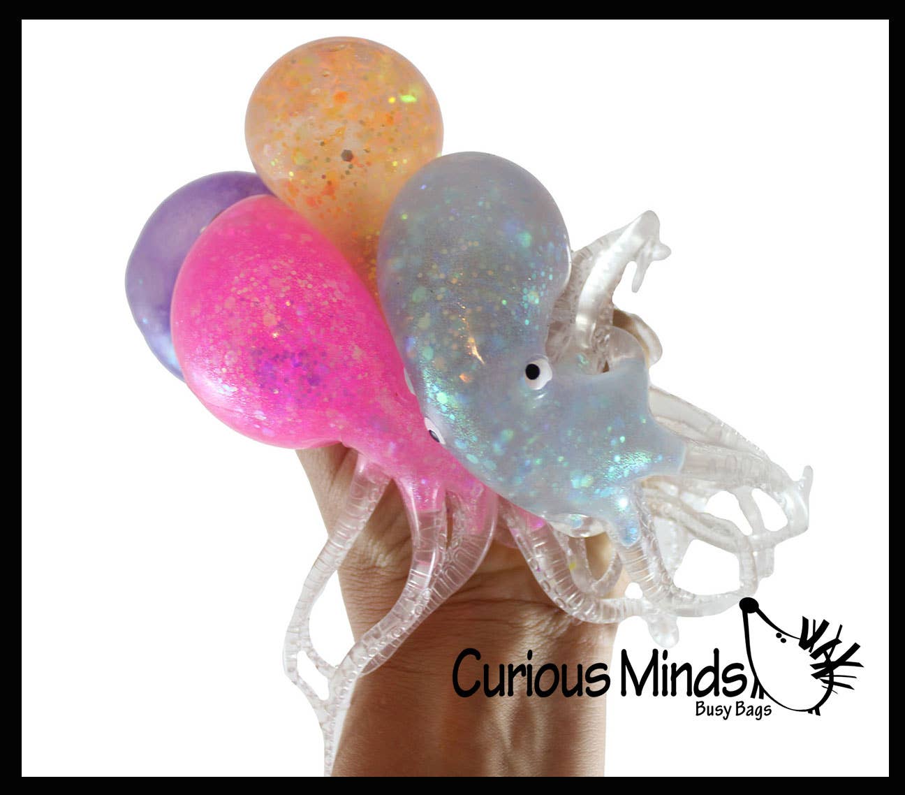 1 Gooey Gel Filled Octopus Fidget Stress Toy - Soft Squishy