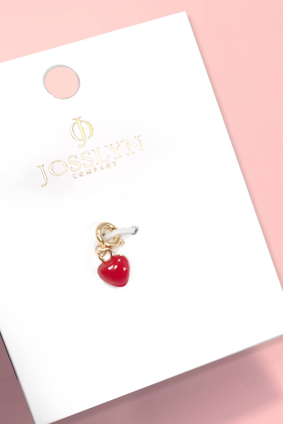 CHARM-18K REAL GOLD DIPPED WITH SPRING RING CLASP | 80CM1100: BOW1