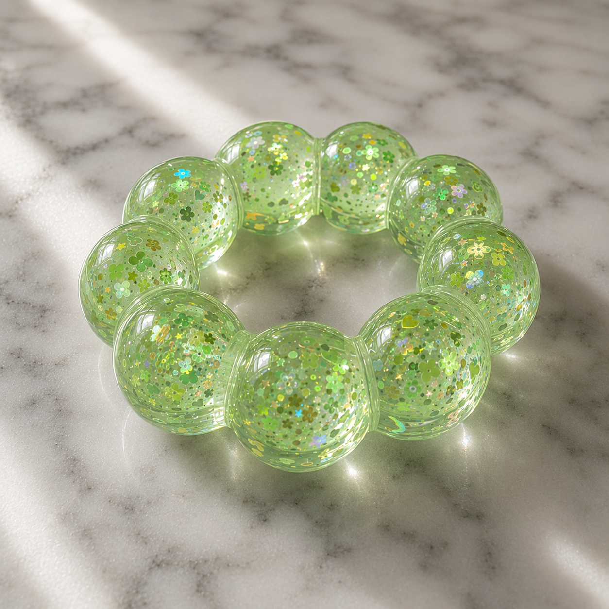 Feelzies™ Original Squishy Bracelet: Bubblegum Glow