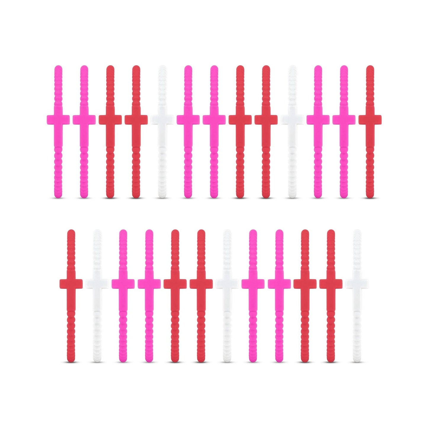 Jesus Bracelets - 25 Packs: Cotton Candy Sky (25 Pack) / Medium