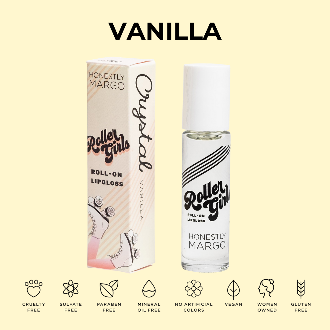 Vanilla CRYSTAL Roller Girls Roll-On Lipgloss: 10 ML