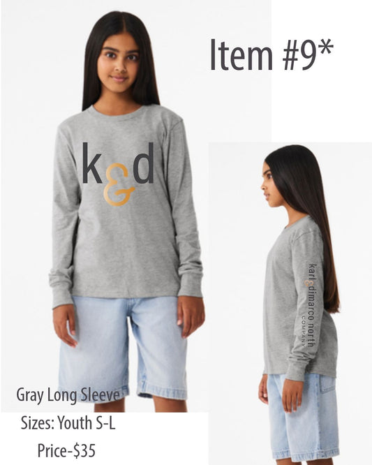 Karl & DiMarco North Grey Long Sleeve Tee