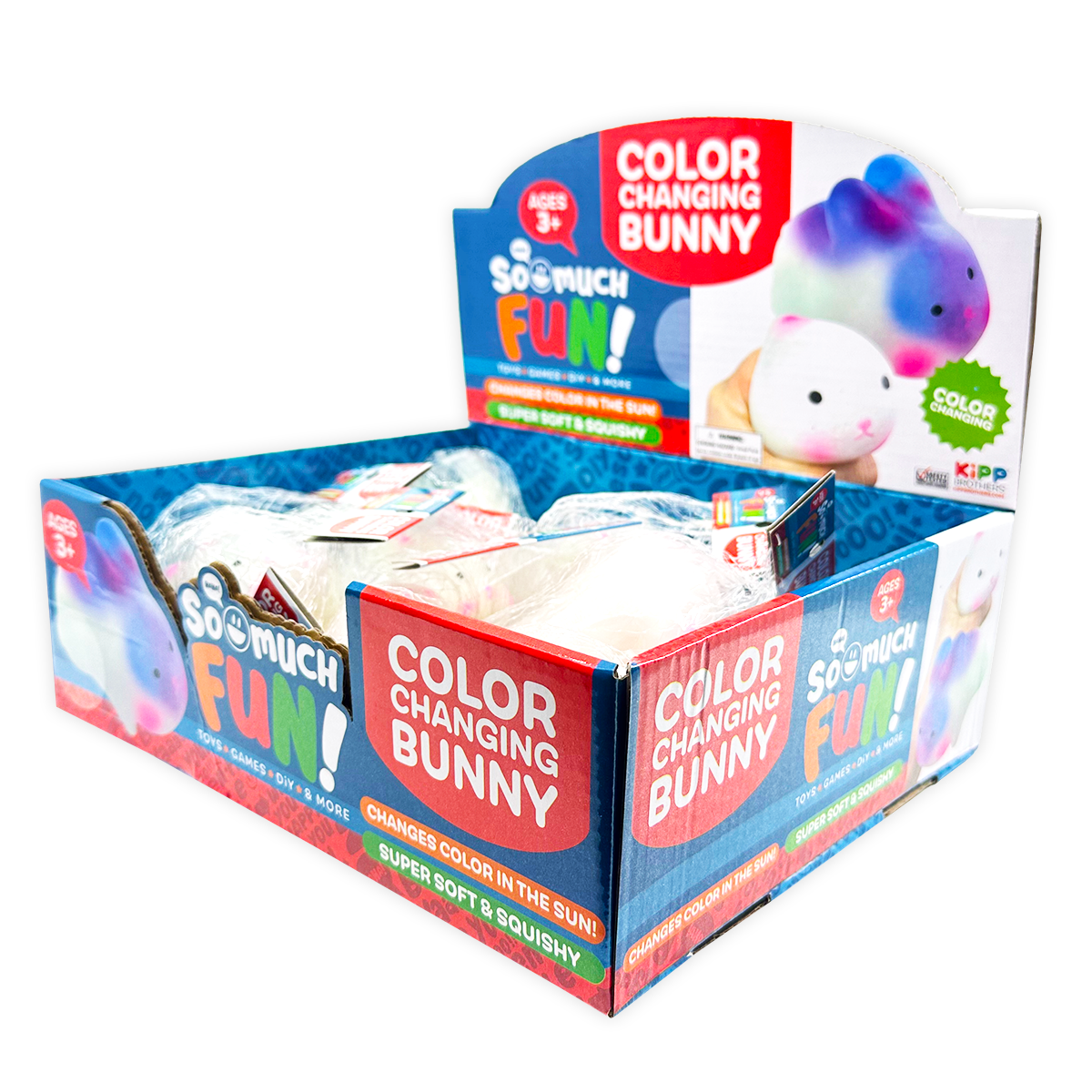 So Much Fun! Color Changing Bunny - 12/Display: Wholesale Price