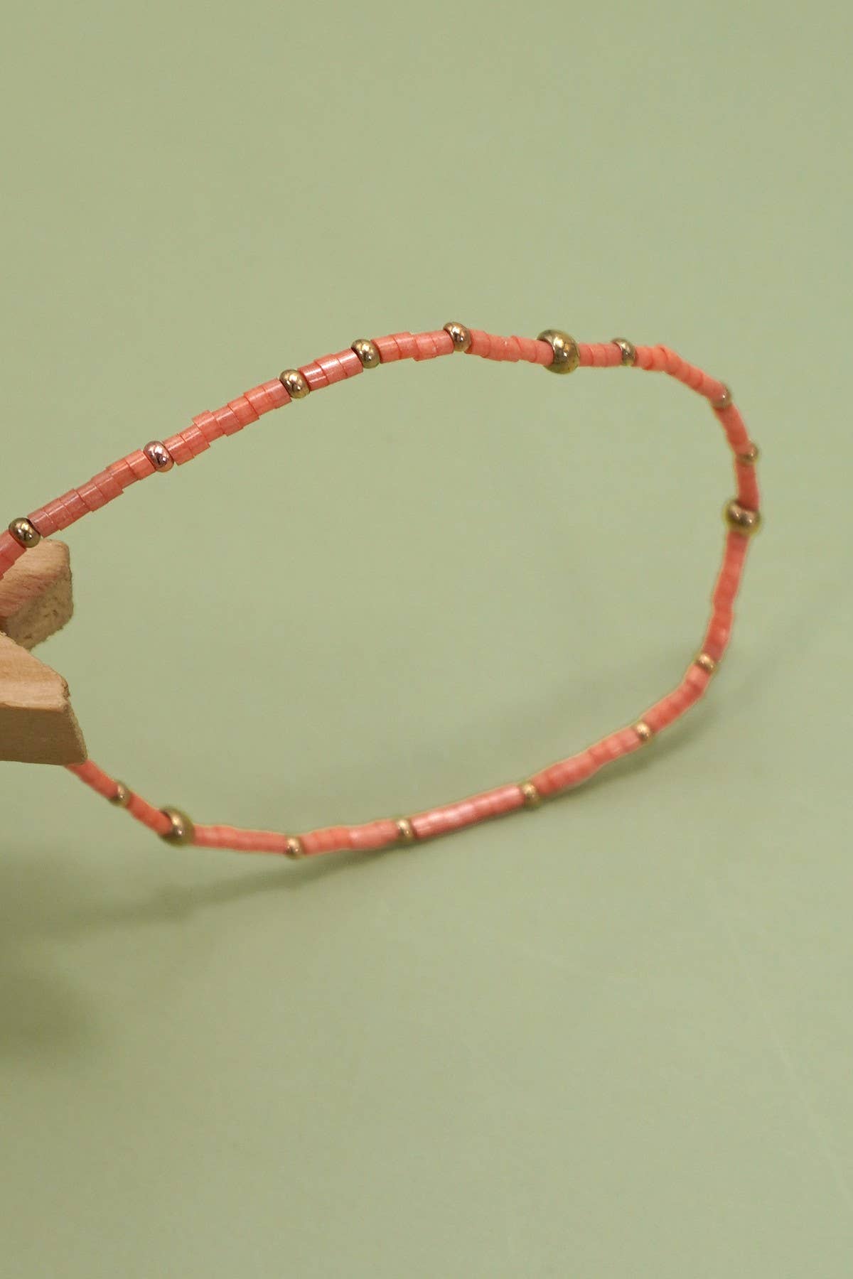 BOHO COLORFUL BALL BEADED BRACELET | 40B5178: Pink