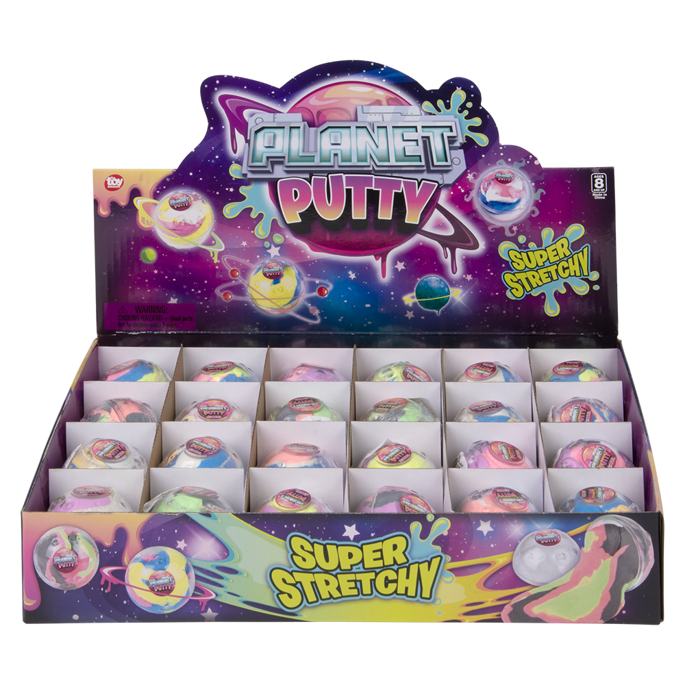 2" PLANET STRETCH PUTTY ORB 24CT
