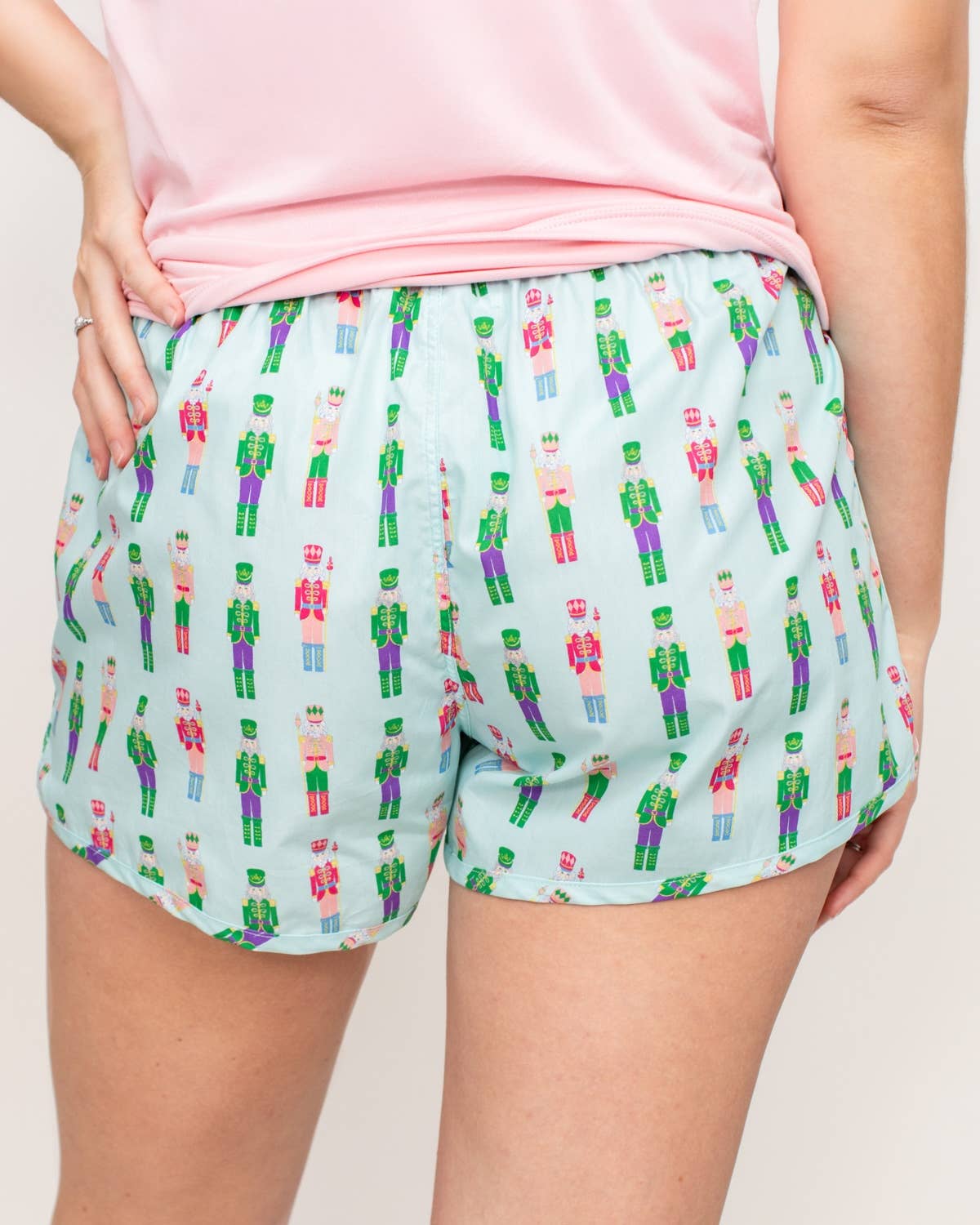 Women's Candy Nutcracker Lounge Shorts   Sky/Multi   -Asst.: Medium