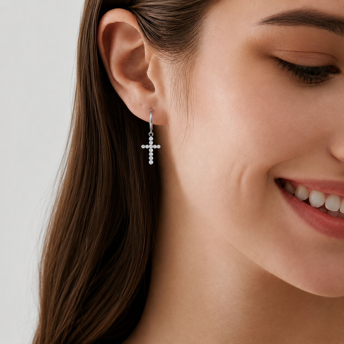 18K STAINLESS STEEL WATERPROOF TARNISH FREE HOOPS | 40E365: GOLD