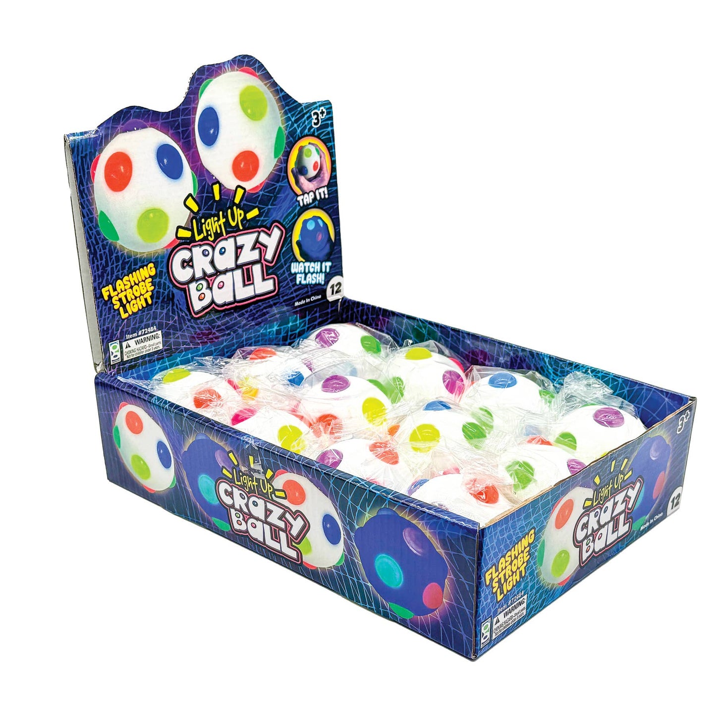 LIGHT UP CRAZY BALL 12/DSP
