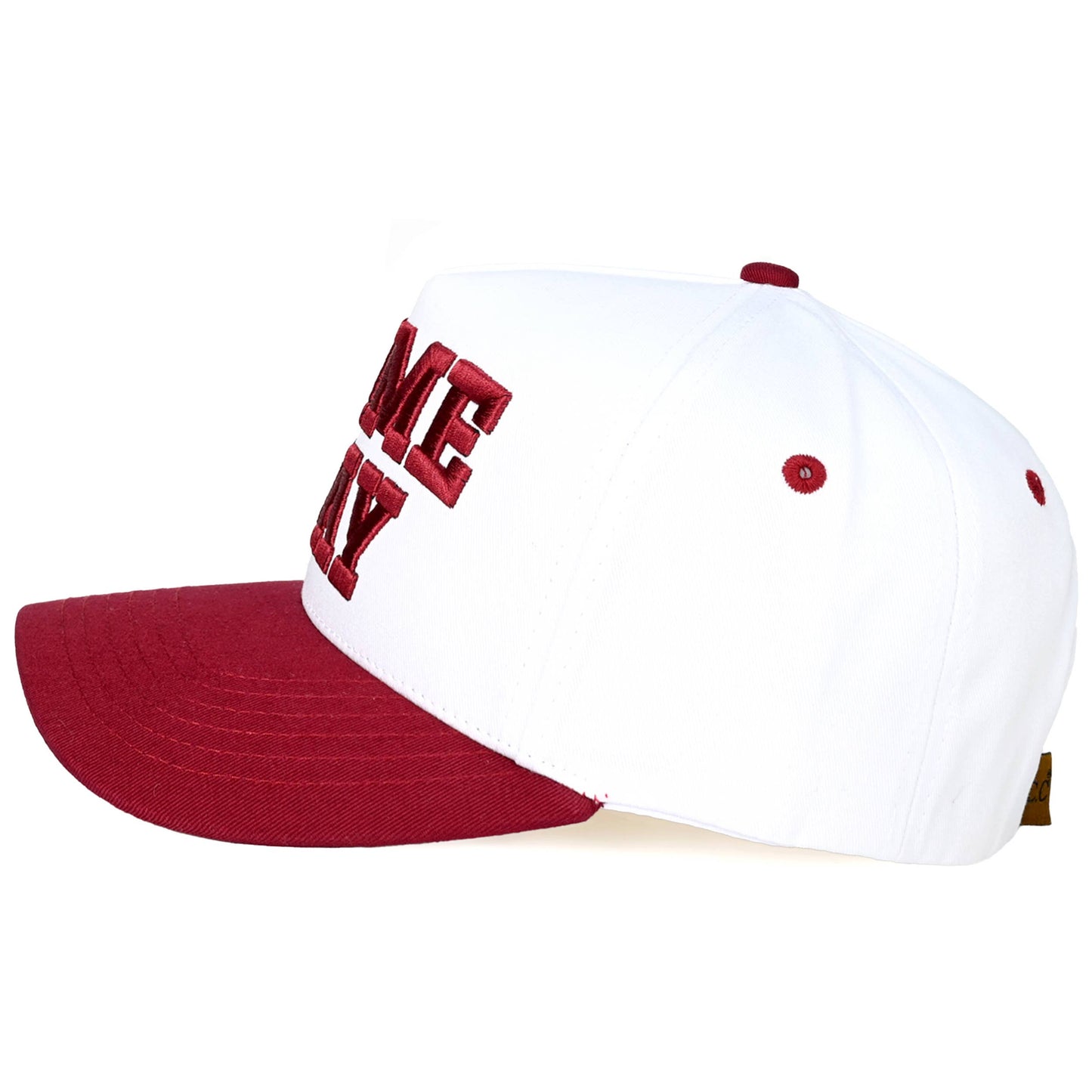 C.C GAME DAY Embroidered Cotton Baseball Cap: Dark Green