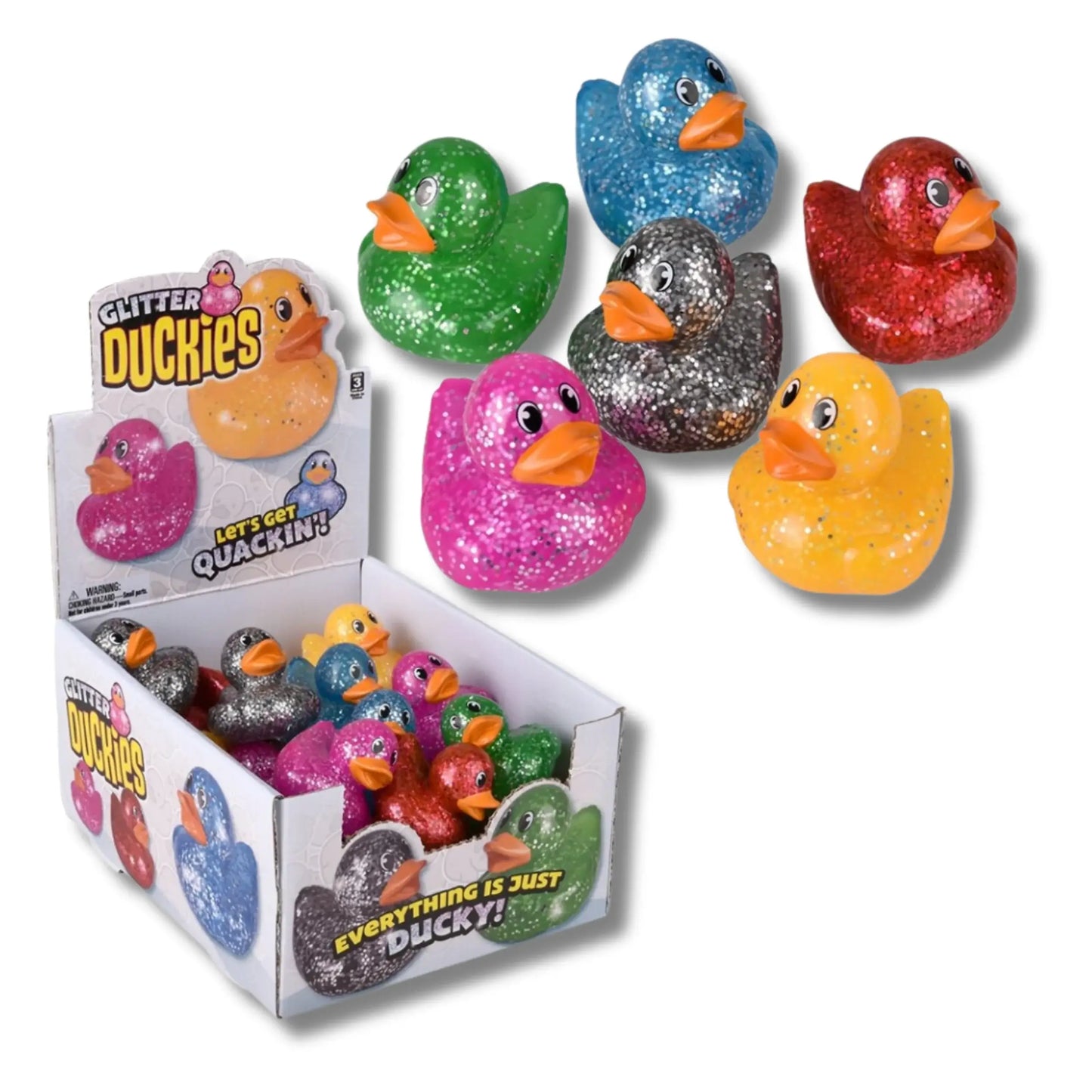 Mini Sparkle Ducks Fun Fidget Kids Toy- Assorted