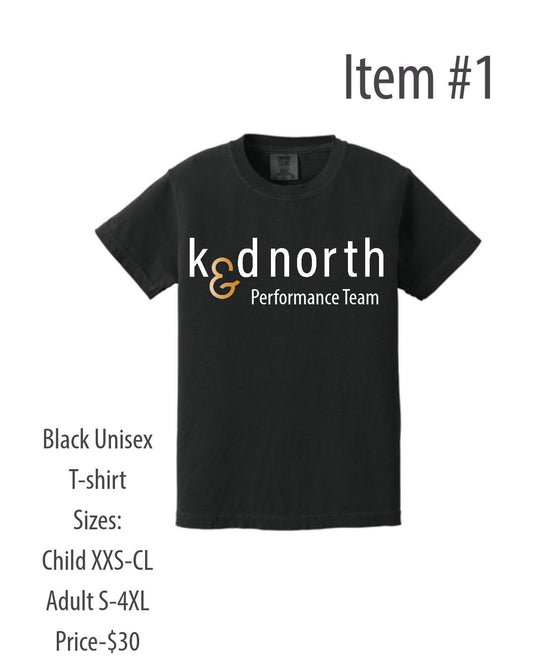 Karl & DiMarco North Black Performance Team Tee