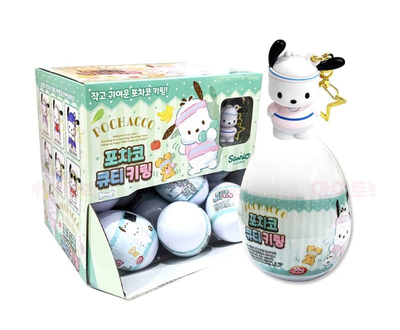Sanrio Cute Pochacco Figure Key Ring Random Capsule BOX