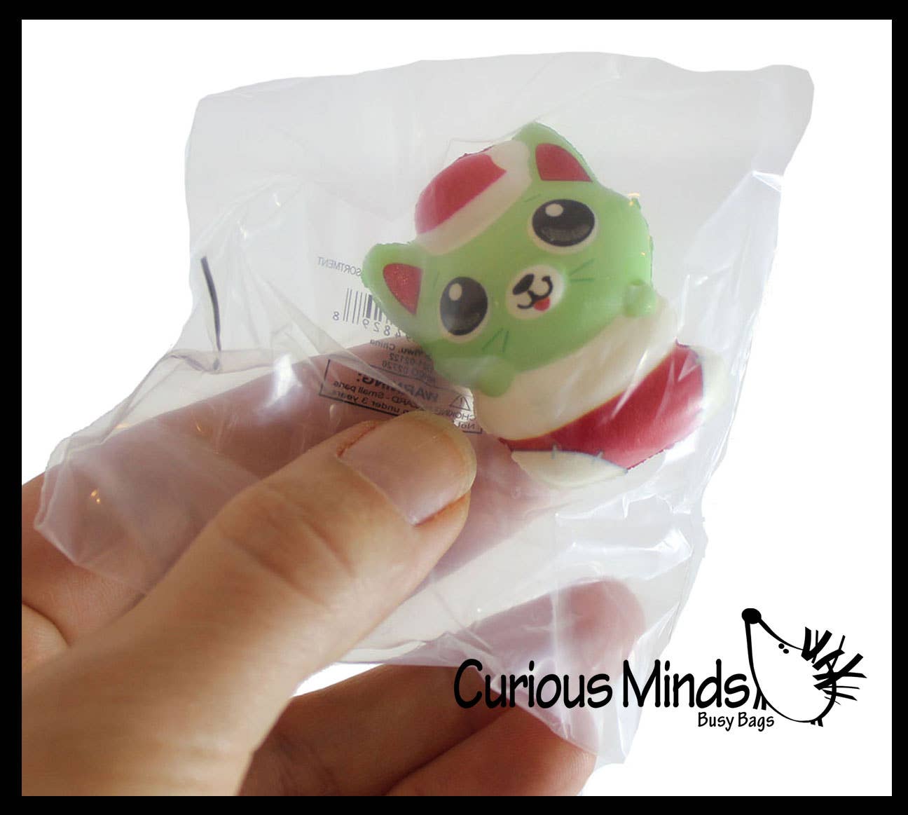 1 Mini Winter Animal Themed Slow Rise Squishy Toys - (6 Styl