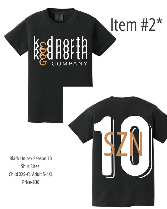 Karl & DiMarco North Unisex Black Season 10 Shirt