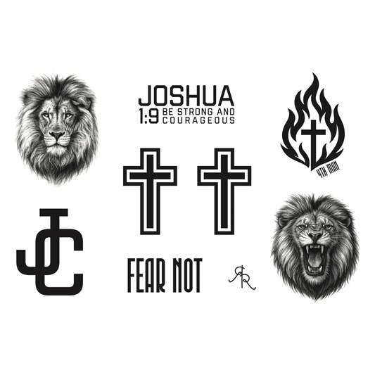 Christian Temporary Tattoos: Fear Not