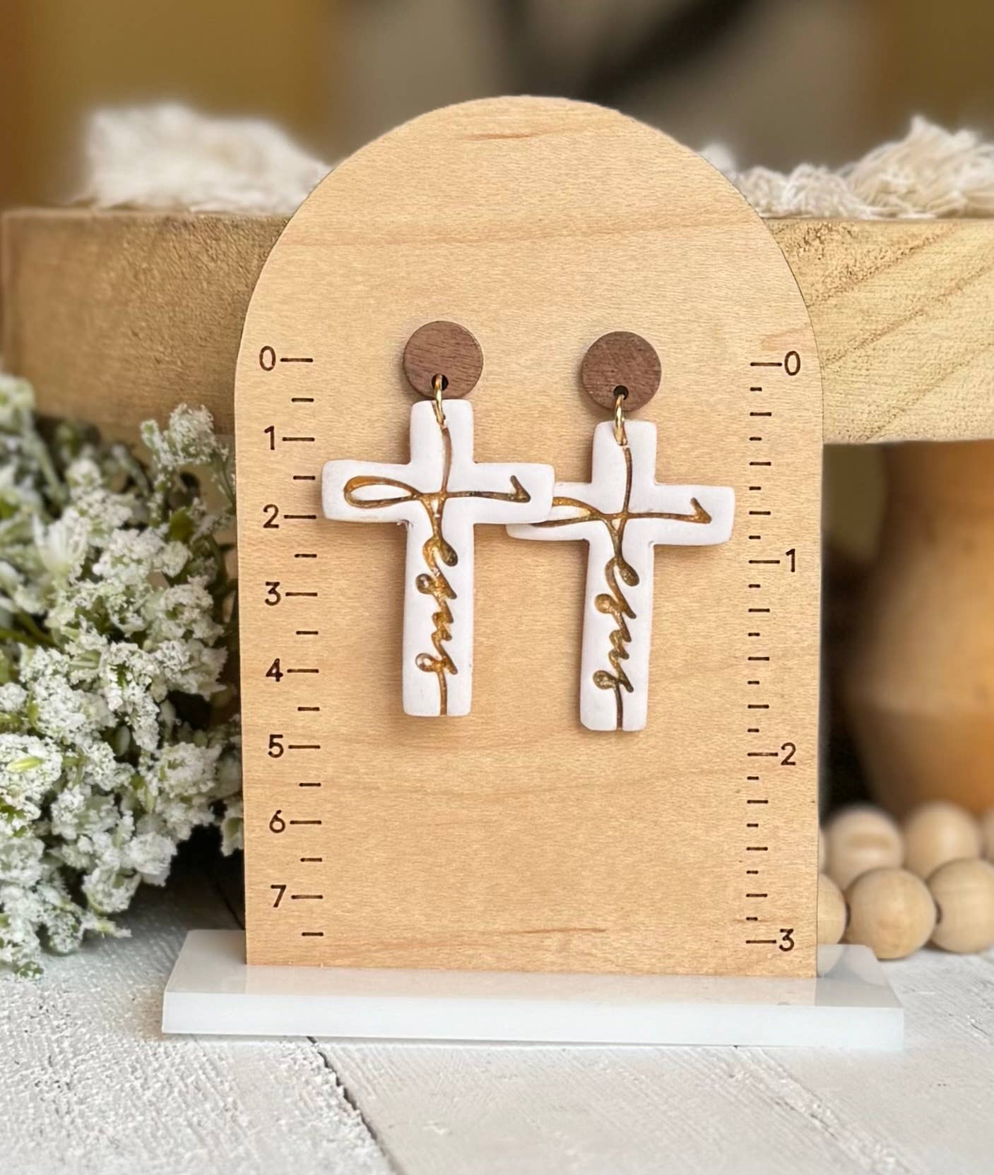 Religious Earrings : Jesus