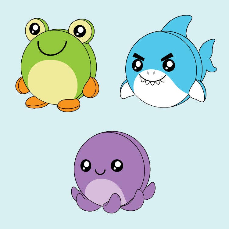 Smoosh Pets Soft Squishy Plush Ball Assortment - 12/Display: Wholesale Price