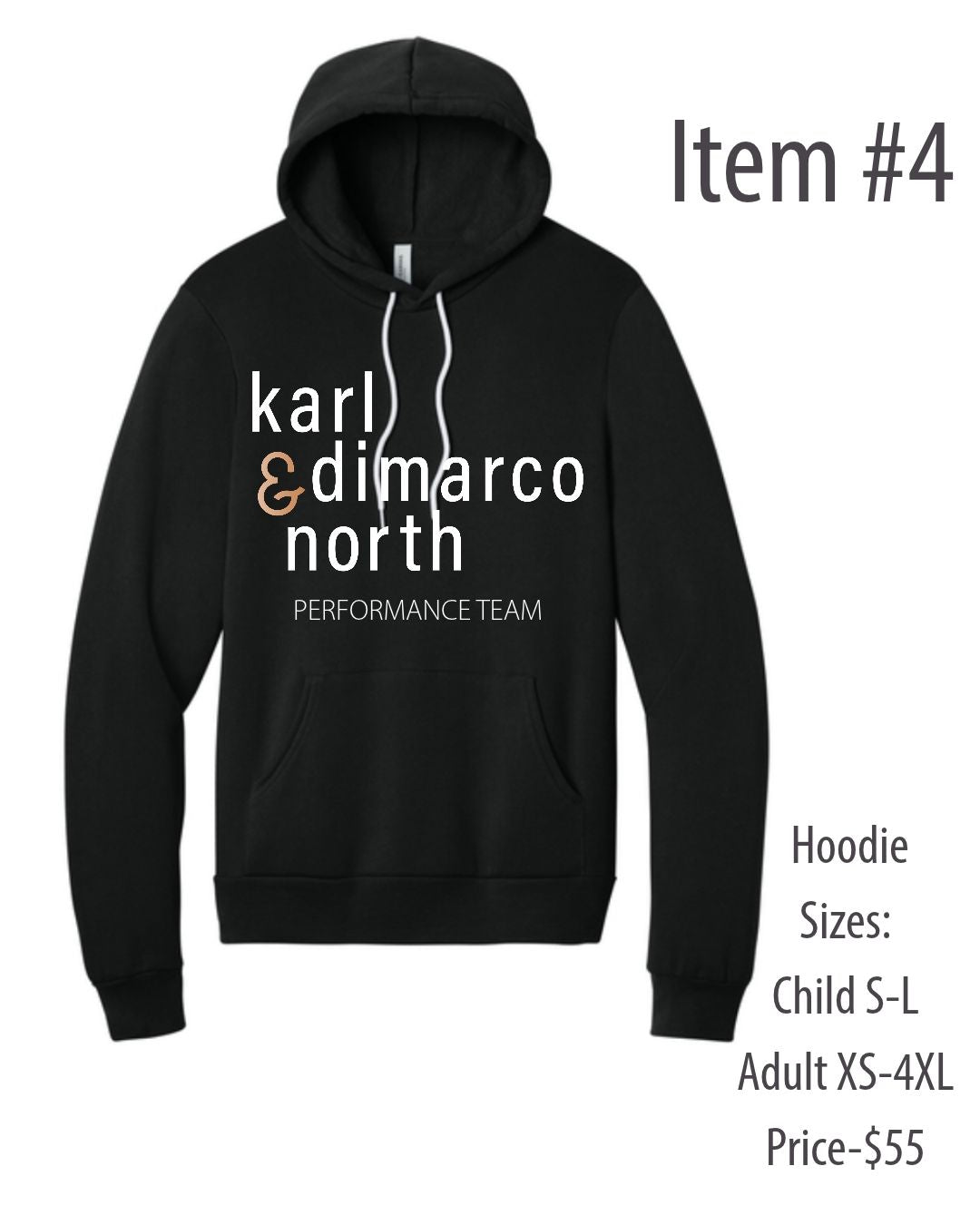 Karl & DiMarco North Performance Team Hoodie