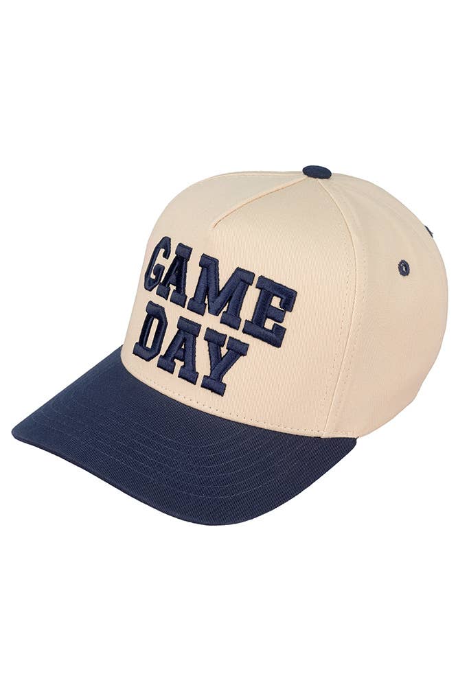 C.C GAME DAY Embroidered Cotton Baseball Cap: Dark Green