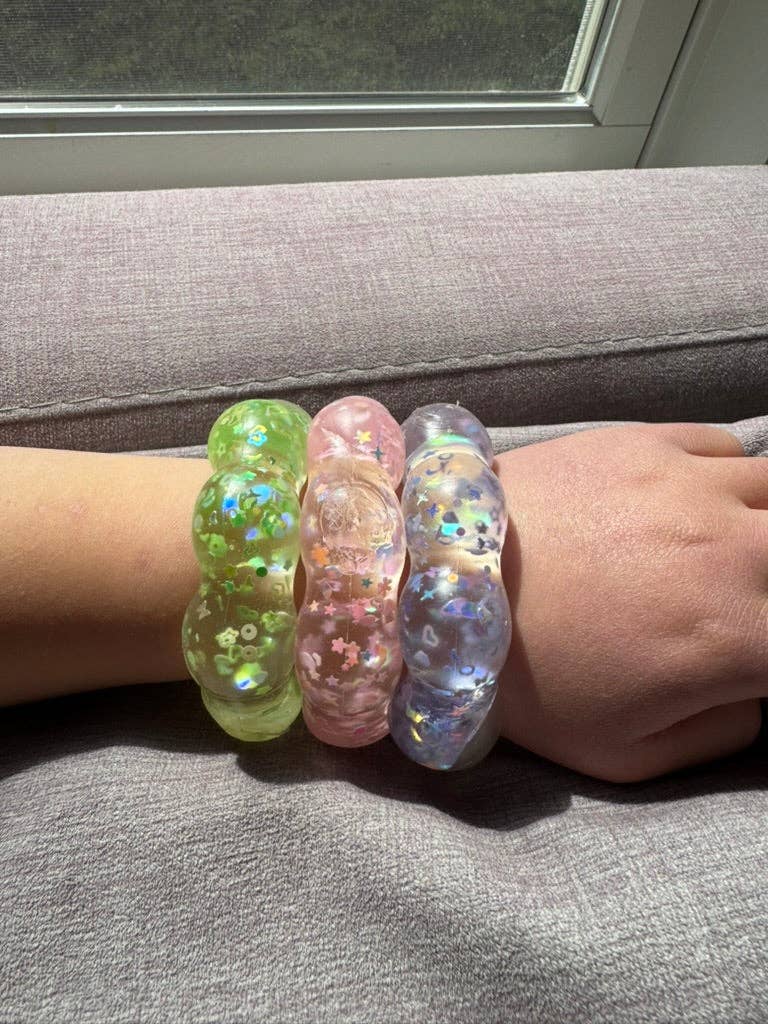 Feelzies™ Original Squishy Bracelet: Bubblegum Glow