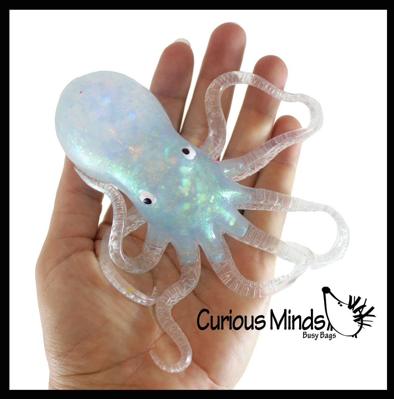 1 Gooey Gel Filled Octopus Fidget Stress Toy - Soft Squishy