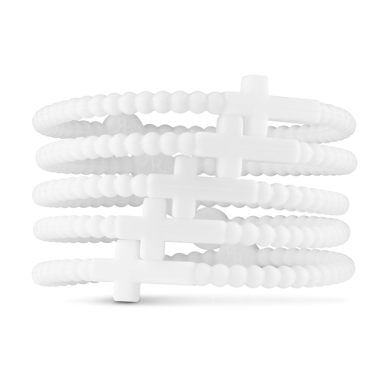 Jesus Bracelets (silicone cross bracelets): Dreamy (5 pack) / Medium