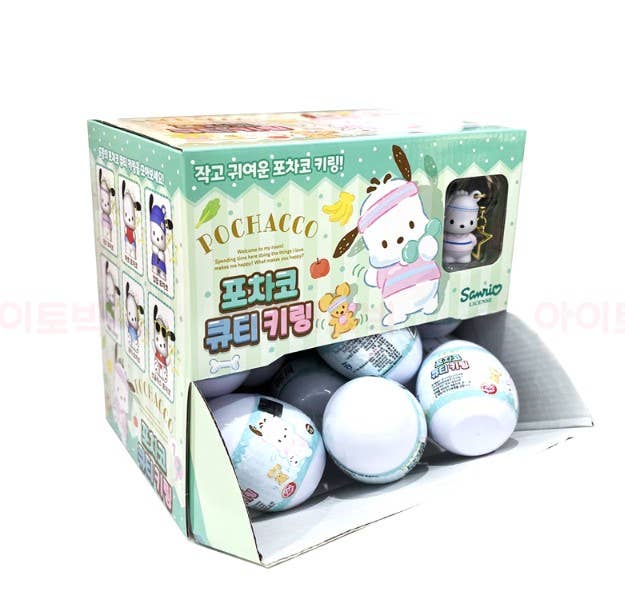 Sanrio Cute Pochacco Figure Key Ring Random Capsule BOX