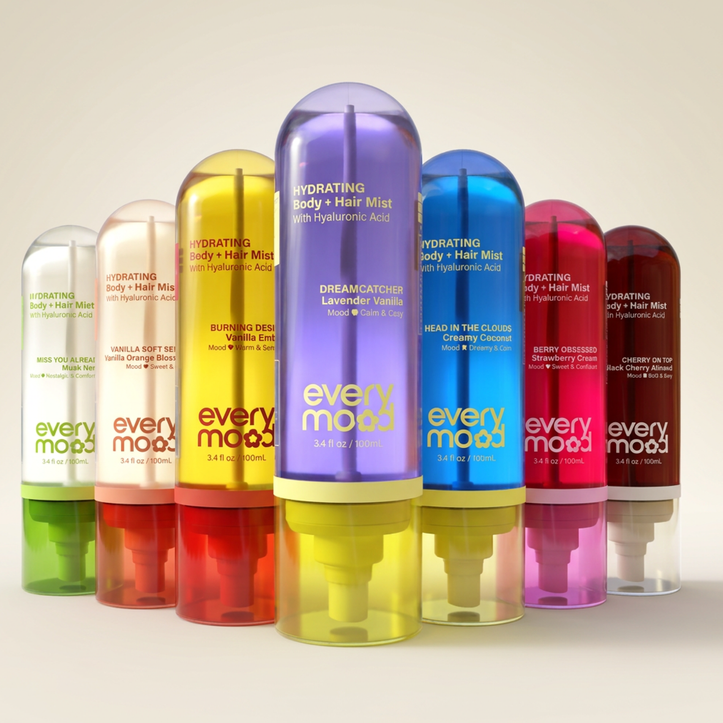 EveryMood | Body & Hair Mist | 100 mL: Smell the Rosé