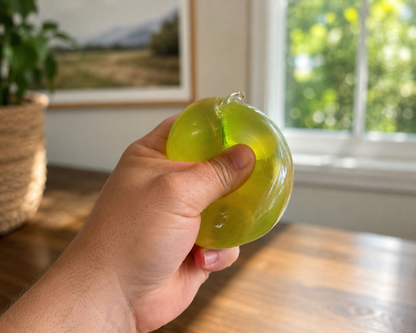 Feelzies SlowFlow™ Squishy Apples: Pink Lemonade