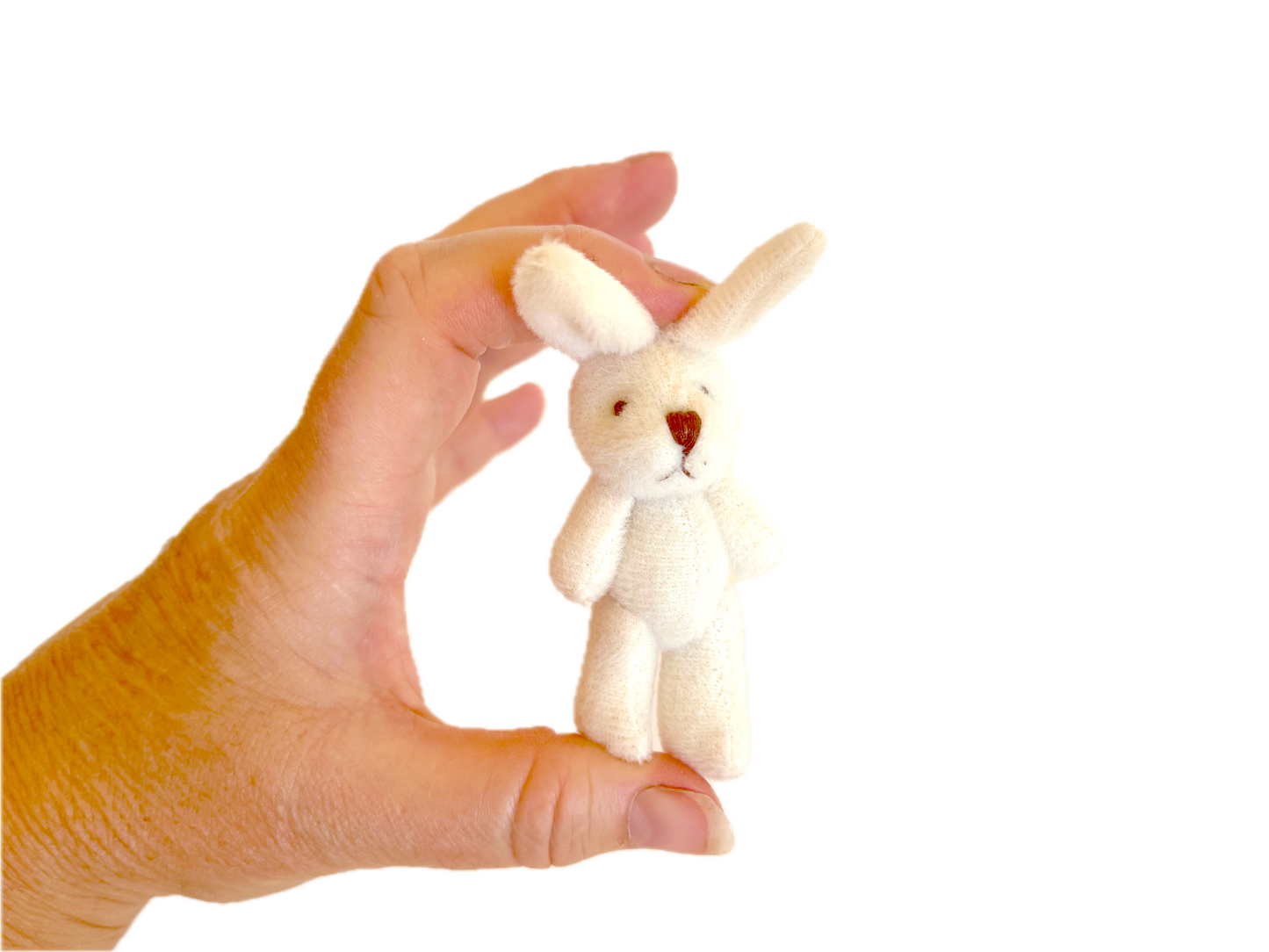 Small Stuffed Animal Plush Bunny Rabbit (large cream) 