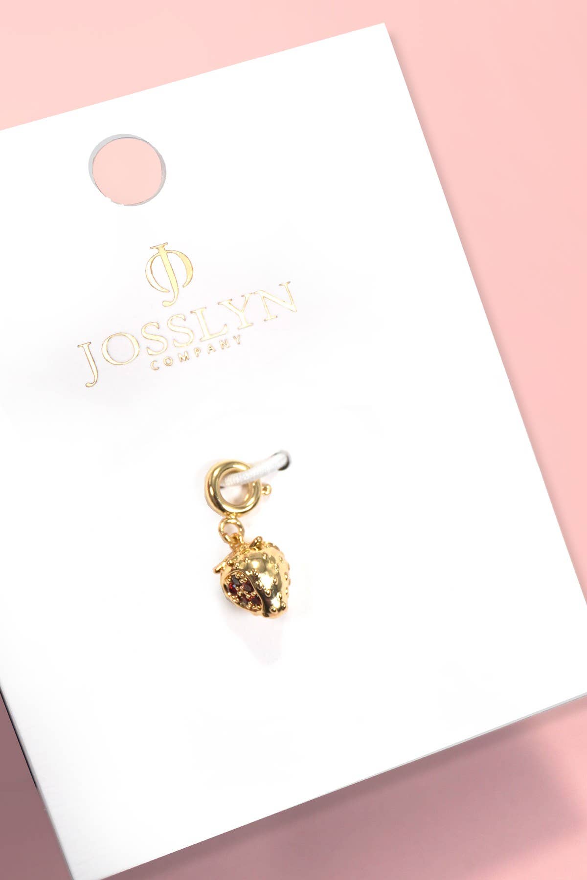 CHARM-18K REAL GOLD DIPPED WITH SPRING RING CLASP | 80CM1100: BOW1