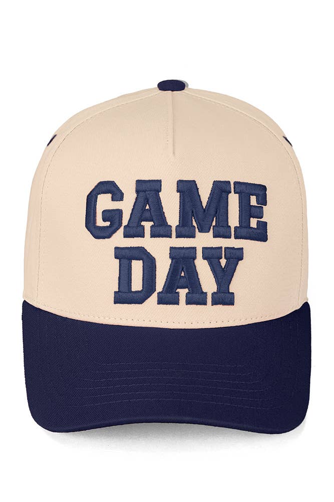 C.C GAME DAY Embroidered Cotton Baseball Cap: Dark Green