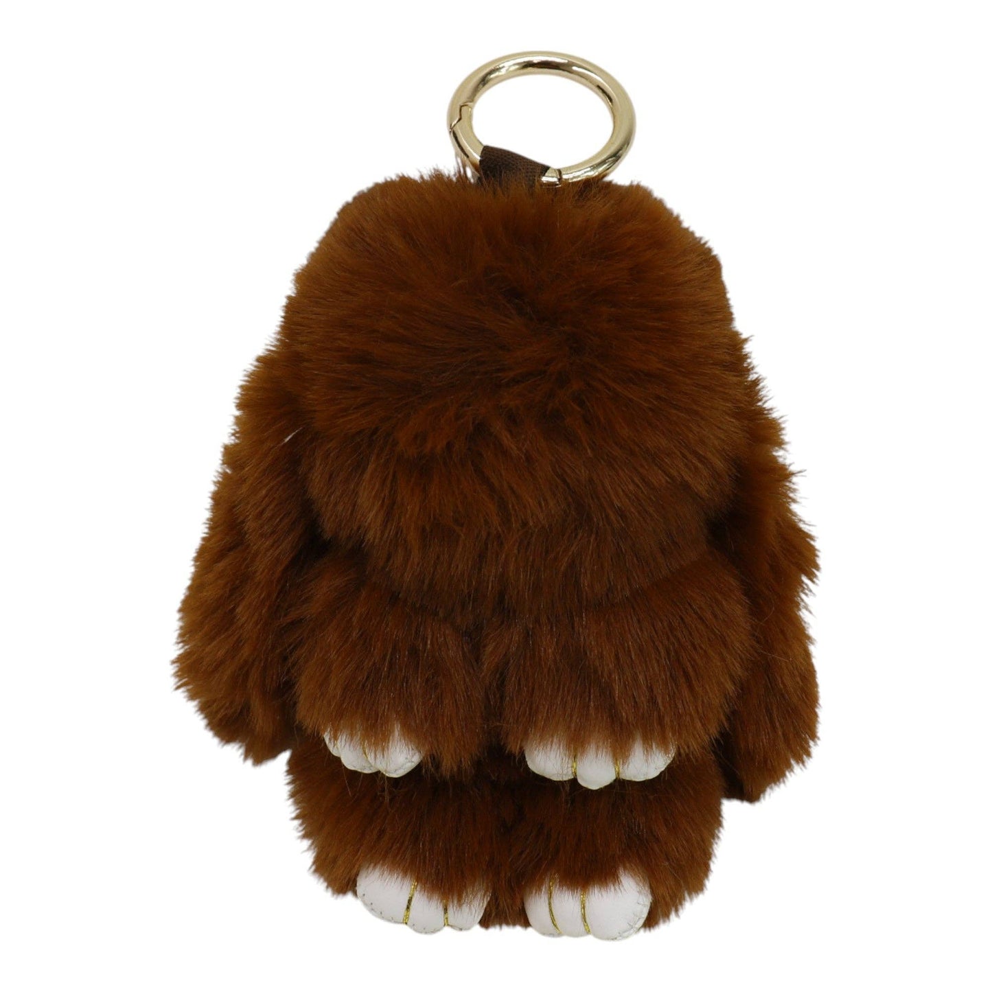 Cut Rabbit Pom Pom Key Chain KC0225-5. (3PC): PEACH