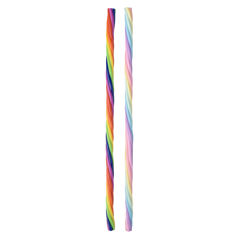 (T) 12" RAINBOW STRETCHY NOODLE