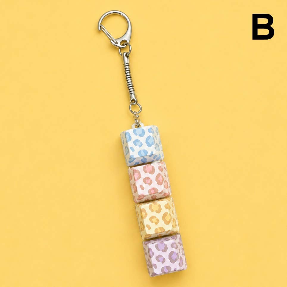 Printed Keyboard Fidget Stress Relief Keychain | 40KC205: A